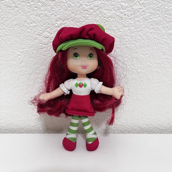 Strawberry Shortcake Berry Best Small Soft Body Rag Doll 6” 2008 Hasbro - Picture 1 of 12